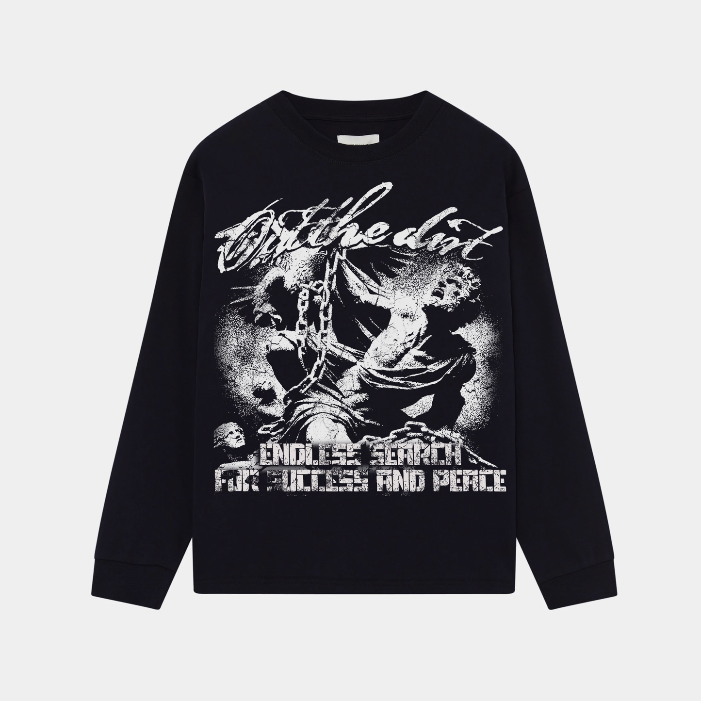 "Endless Search" Long Sleeve Graphic Tee image 0
