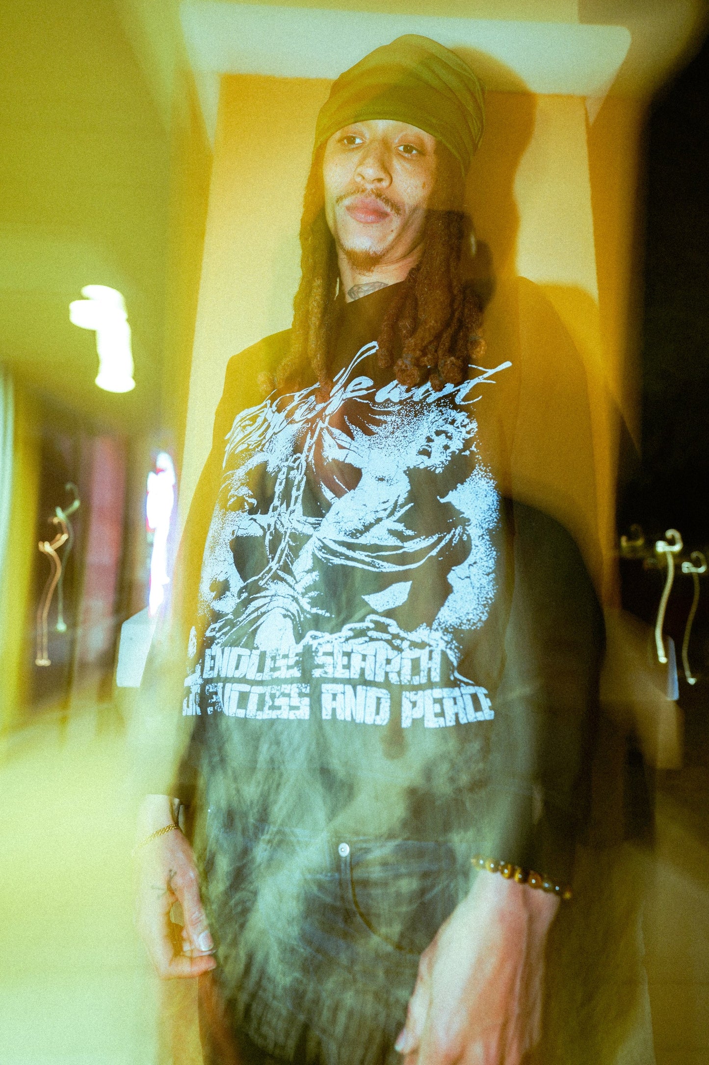 "Endless Search" Long Sleeve Graphic Tee image 2