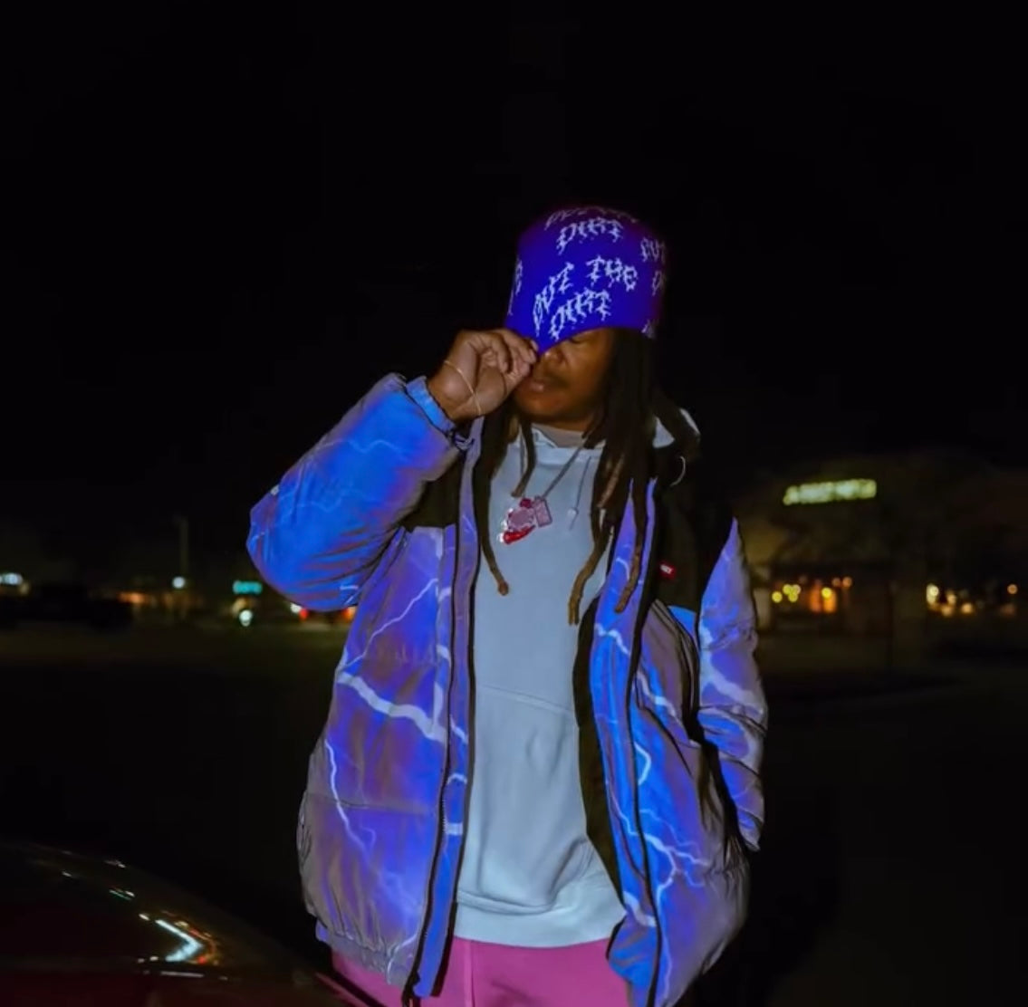 Out The Dirt - Allover Logo Beanie (SUB ZERO EDITION)