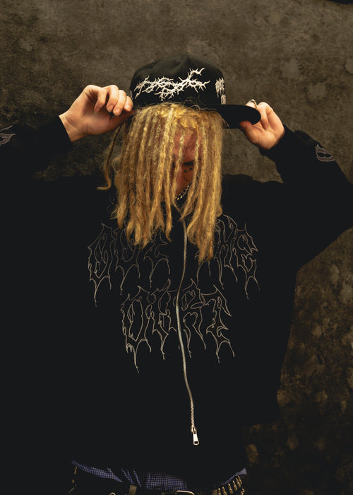 “Out The Dirt” Cropped Fit Full Zip Hoodie