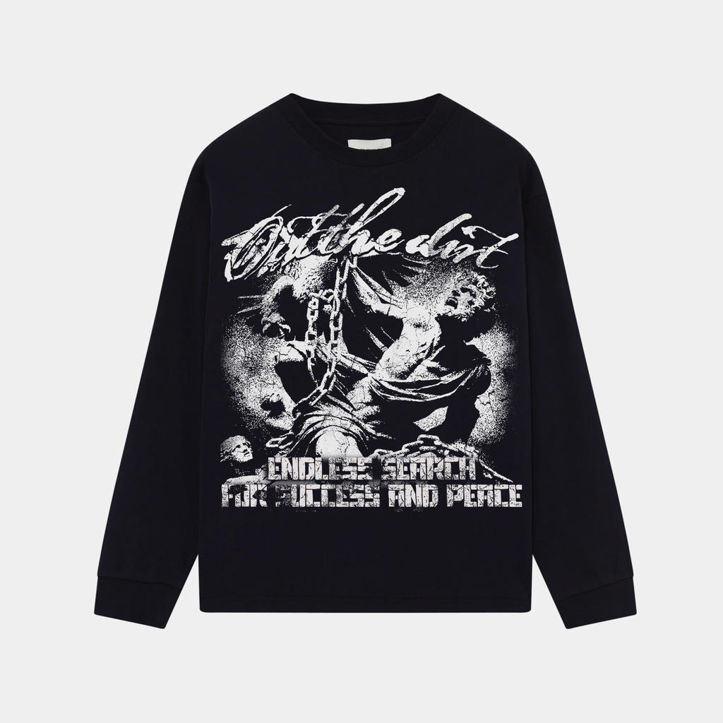 "Endless Search" Long Sleeve Graphic Tee image 0