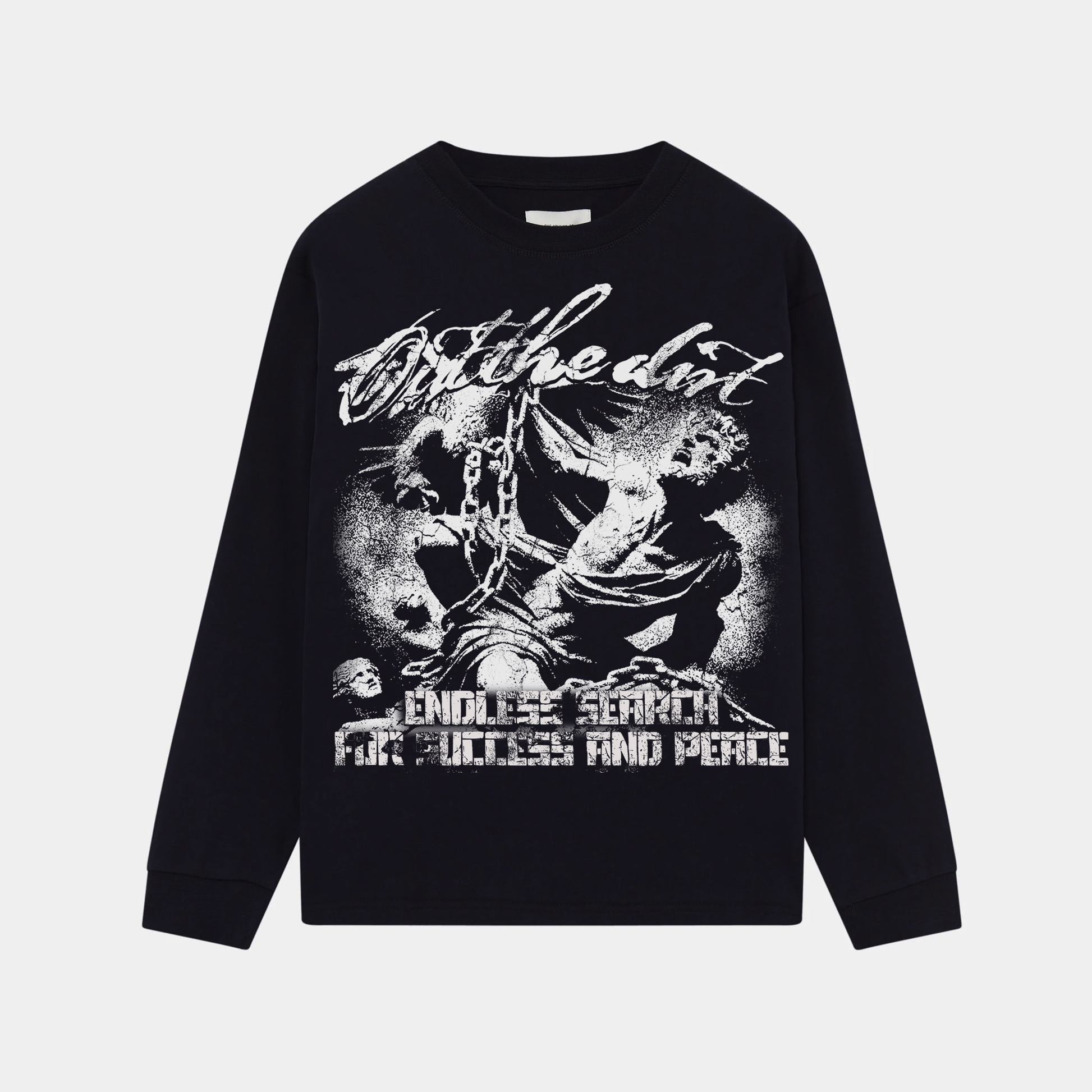 "Endless Search" Long Sleeve Graphic Tee image 0