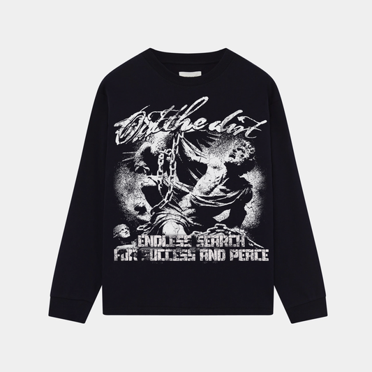 "Endless Search" Long Sleeve Graphic Tee image 0