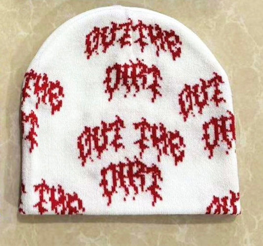 Out The Dirt - All Over Print Logo Beanie (HOME RUN EDITION)