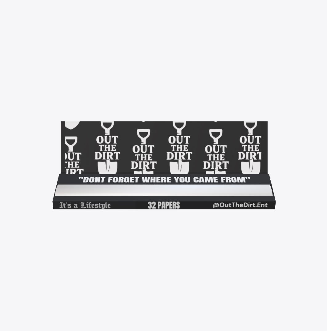 “Out The Dirt” King Size Slim Rolling Papers