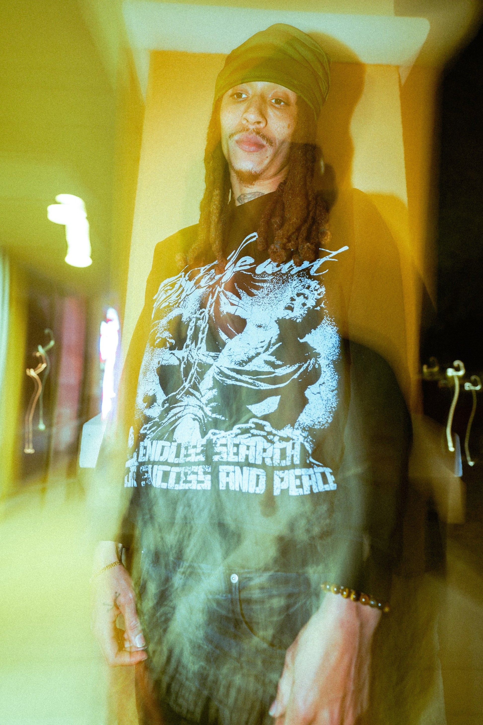 "Endless Search" Long Sleeve Graphic Tee image 2