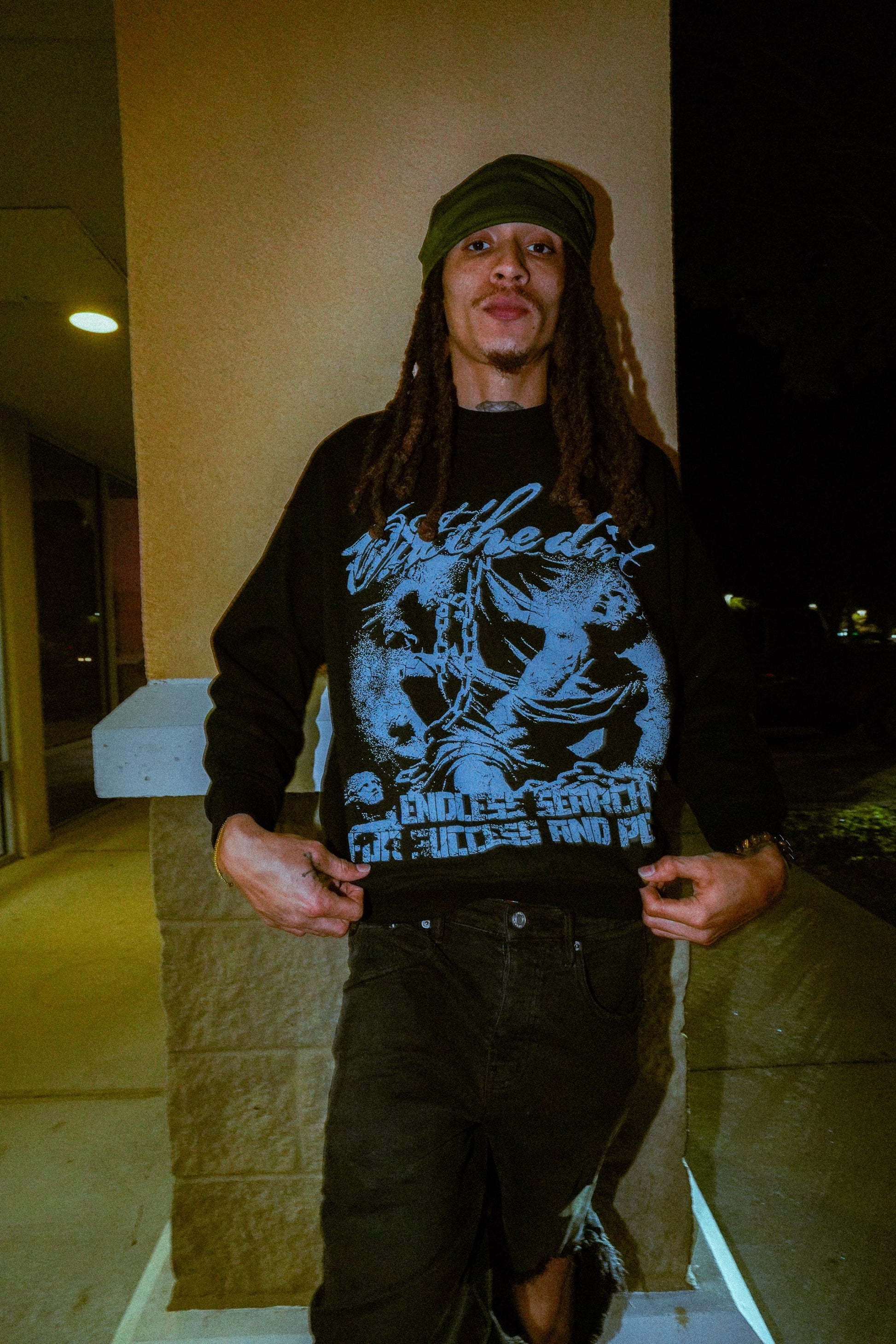 "Endless Search" Long Sleeve Graphic Tee image 1