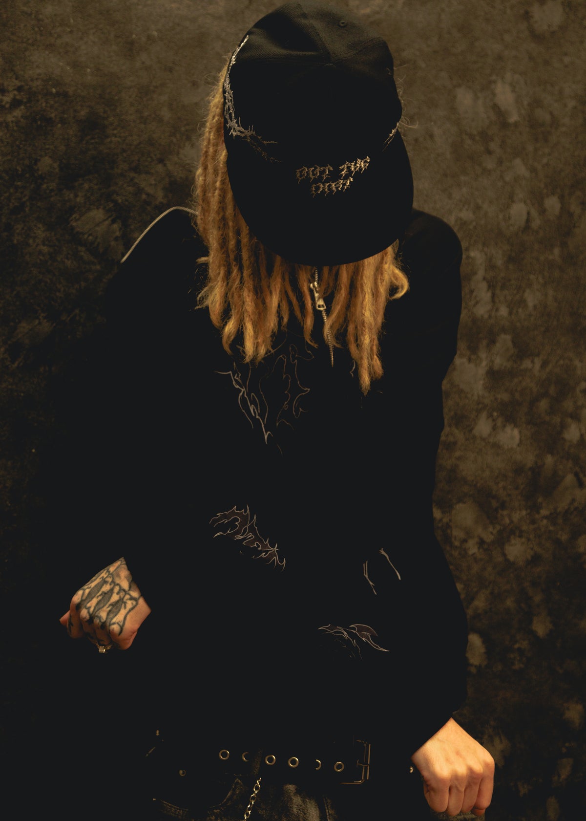 “Out The Dirt” Cropped Fit Full Zip Hoodie
