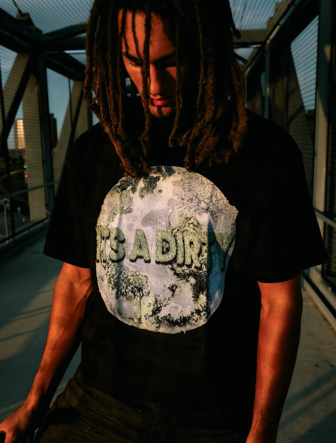 "Dirty World" Graphic Tee