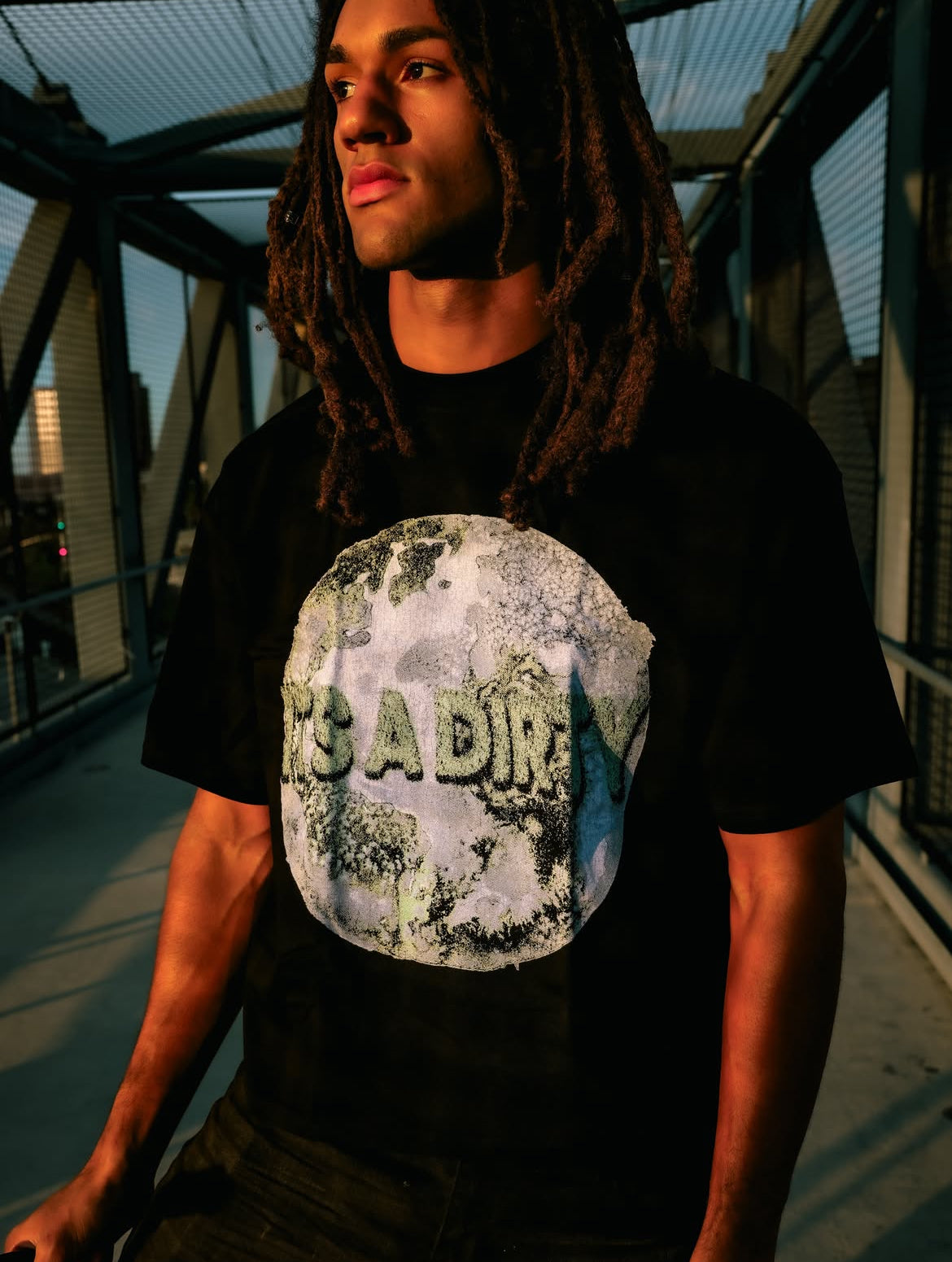 "Dirty World" Graphic Tee