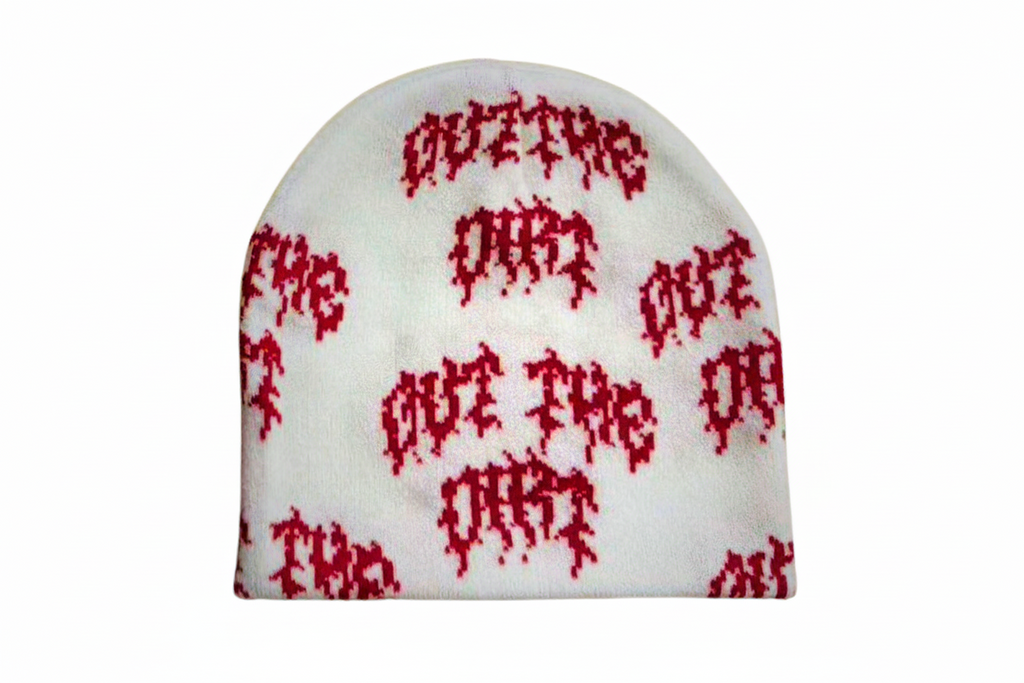 Out The Dirt - All Over Print Logo Beanie (HOME RUN EDITION)