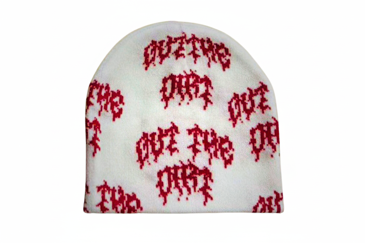 Out The Dirt - All Over Print Logo Beanie (HOME RUN EDITION)