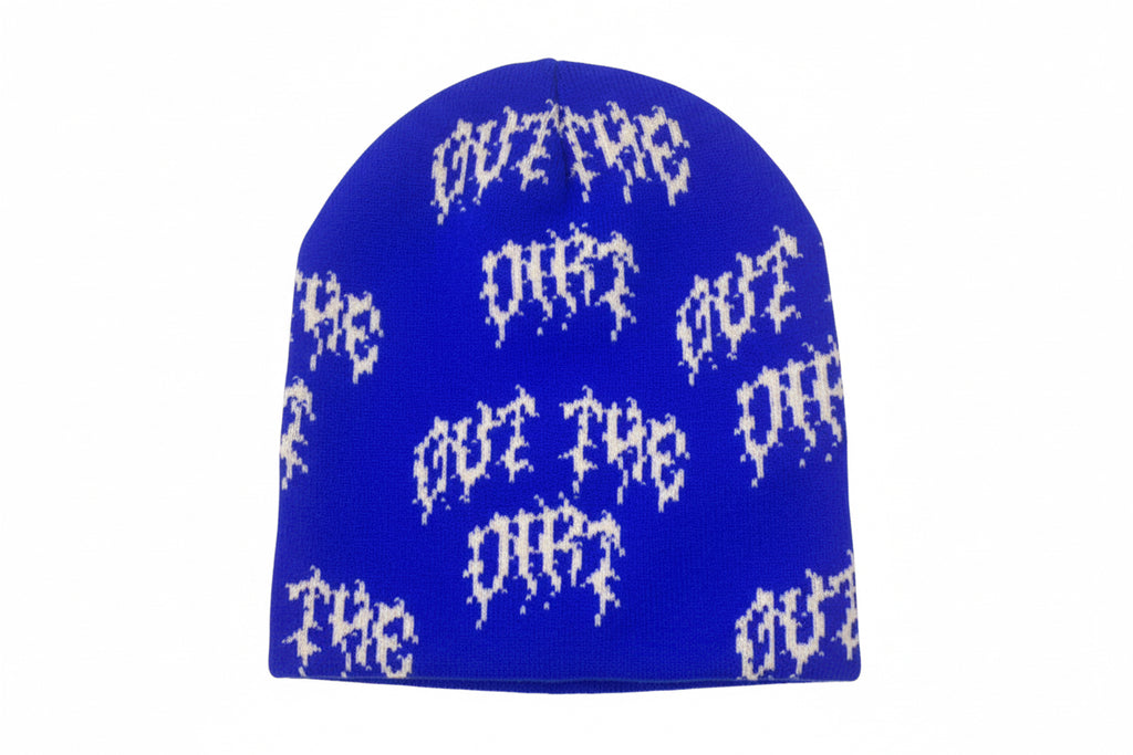 Out The Dirt - Allover Logo Beanie (SUB ZERO EDITION)