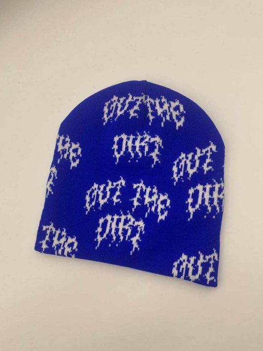Out The Dirt - Allover Logo Beanie (SUB ZERO EDITION)