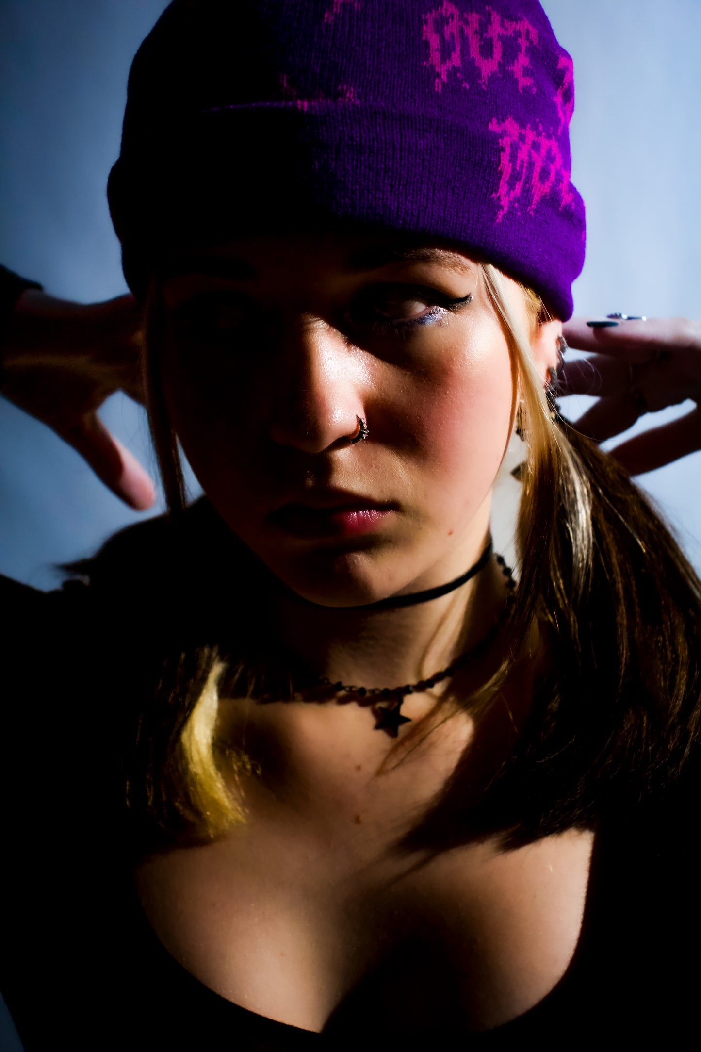 Out The Dirt - Allover Logo Beanie (CHOWDER EDITION)