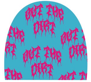 Out The Dirt - Allover Logo Beanie (SOUTH BEACH EDITION)