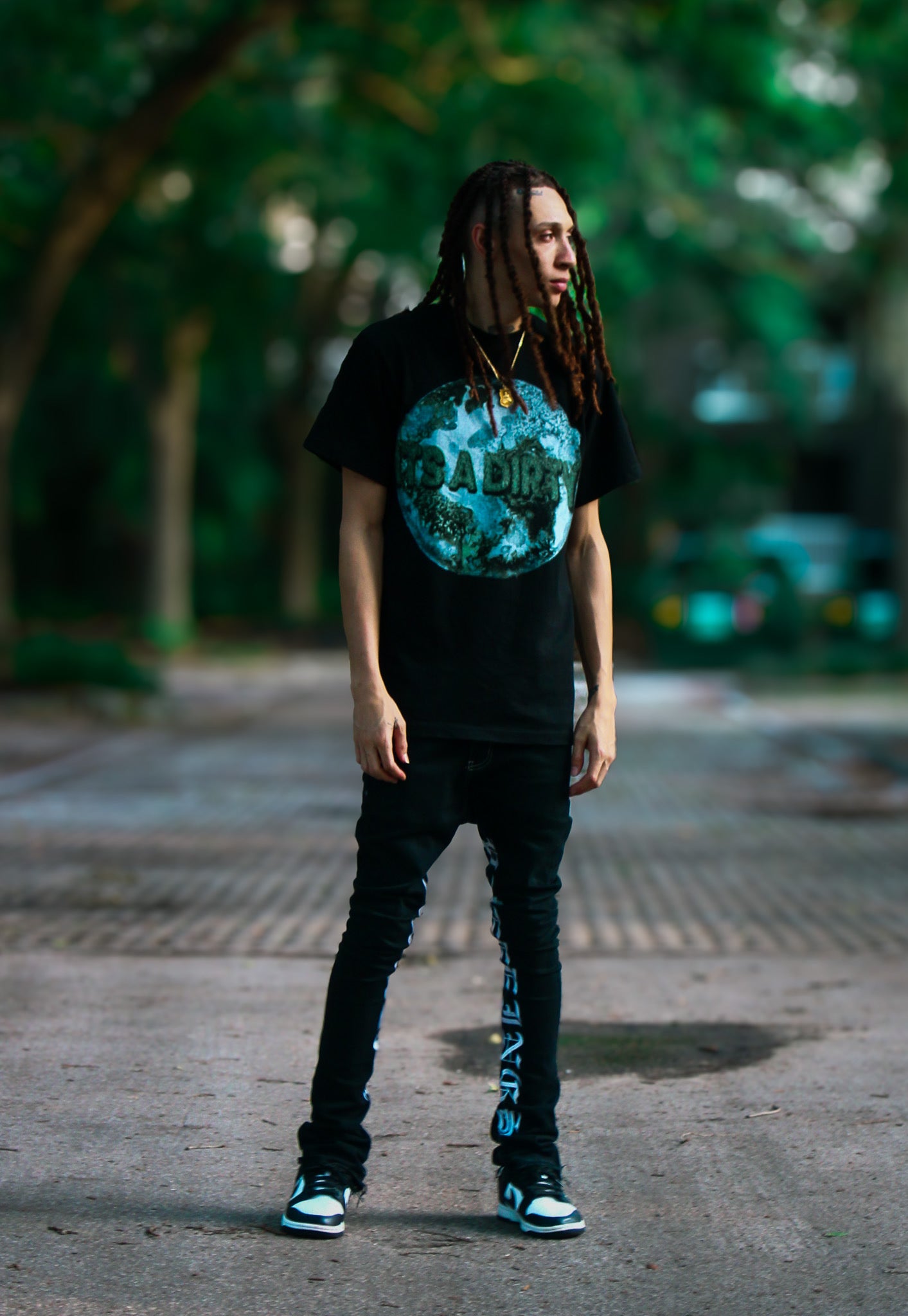 "Dirty World" Graphic Tee image 3